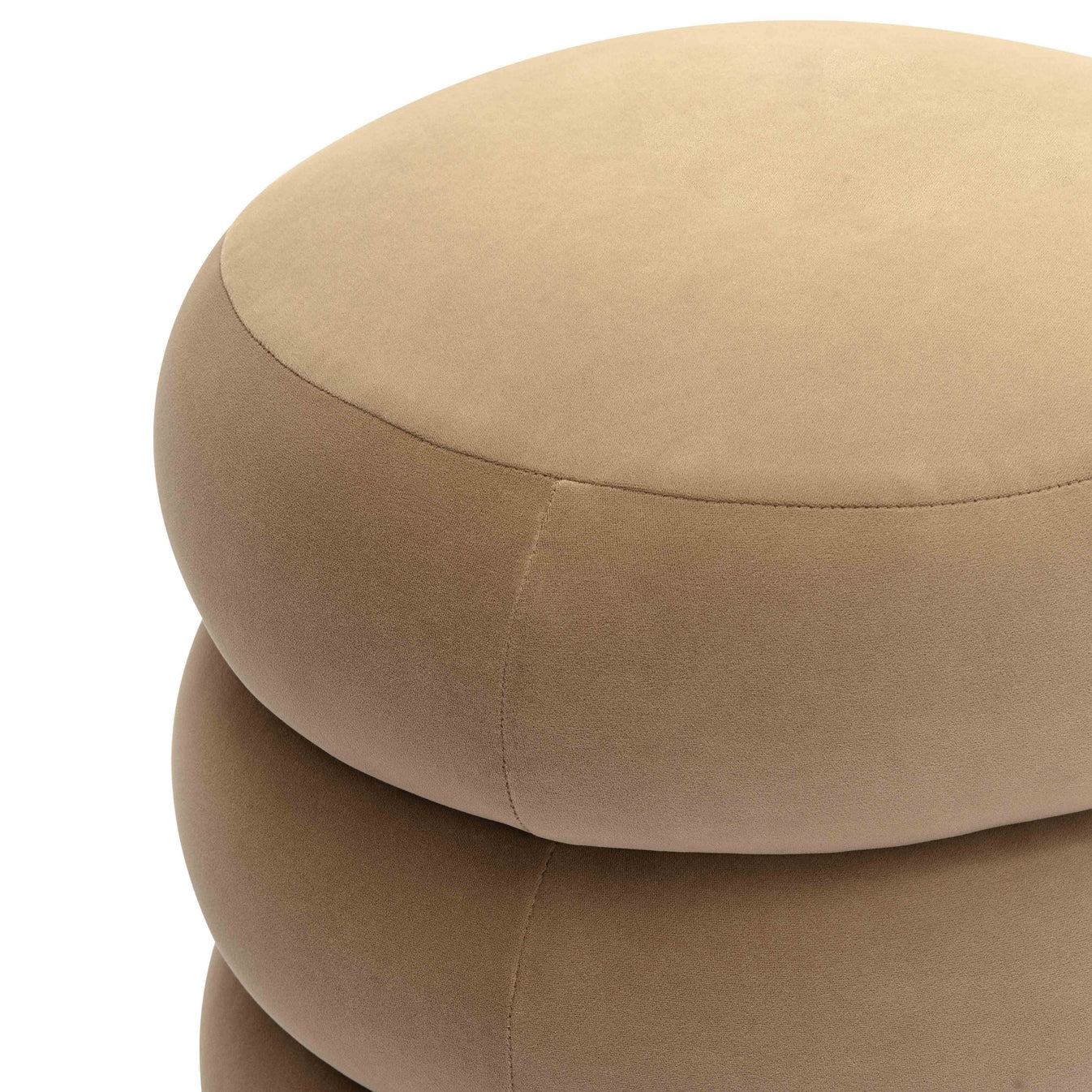 Stefanie Velvet Ottoman - Image 1