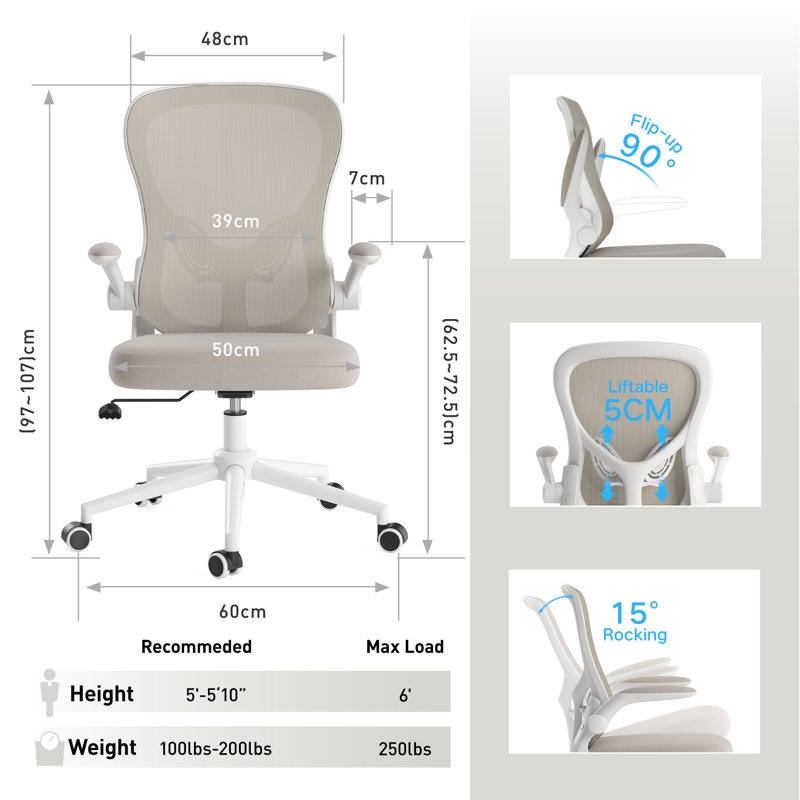 Ergonomic Polyurethane Task Chair - Image 5