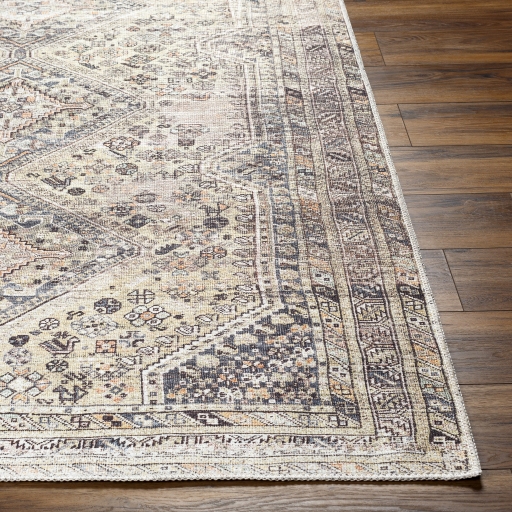 Amelie Beige Indoor 8'10" x 12' Machine Woven Rug - Image 2