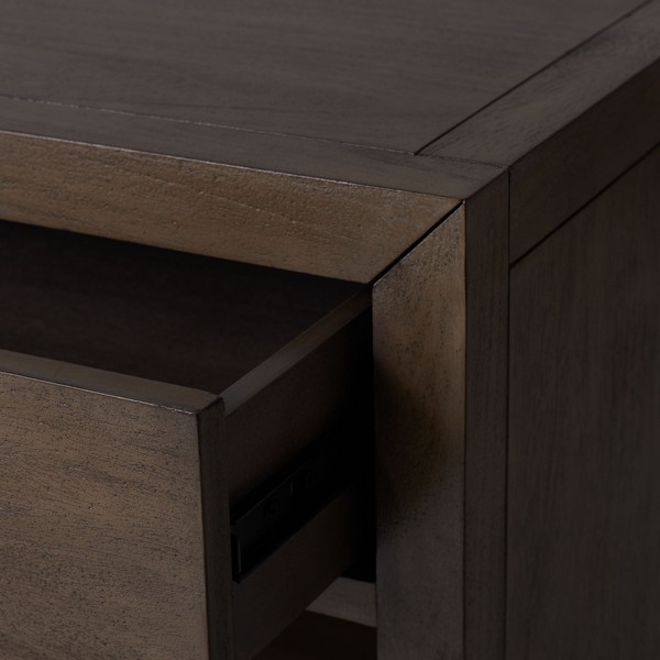 Ariella 1 Drawer Wood Nightstand - Image 2