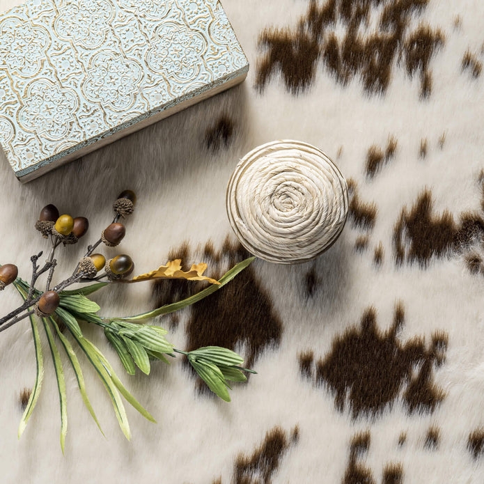 Faux Cowhide Washable Area Rug - Image 4