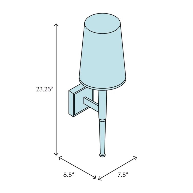 Jonathan Adler Versaille 1 - Light Dimmable Wallchiere - Image 1