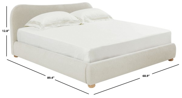 Beccarose Boucle Queen Bed - Image 3