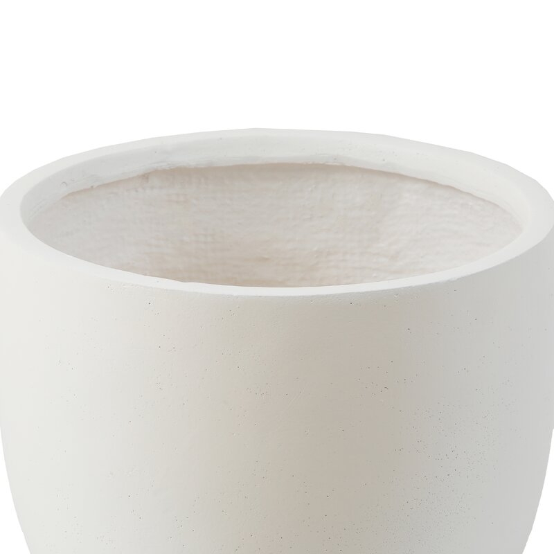 Acushnet Round Indoor/Outdoor Modern Pot Planter with Drainage Hole - Image 3