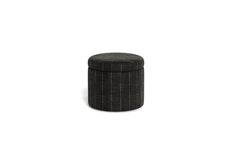 Colten Round Storage Stool Ottoman - Image 0