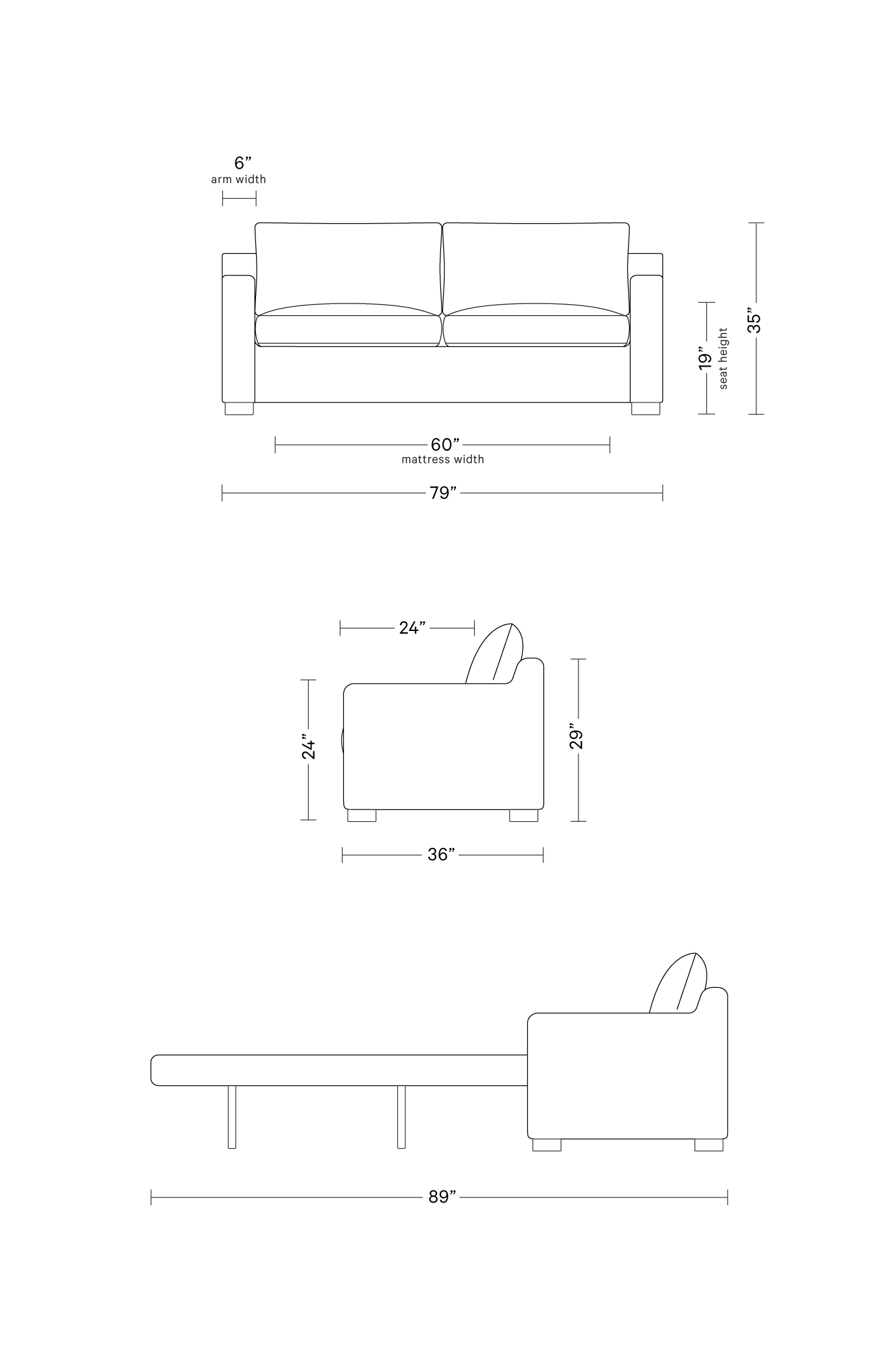 Sloan Sleeper Sofa - Image 7