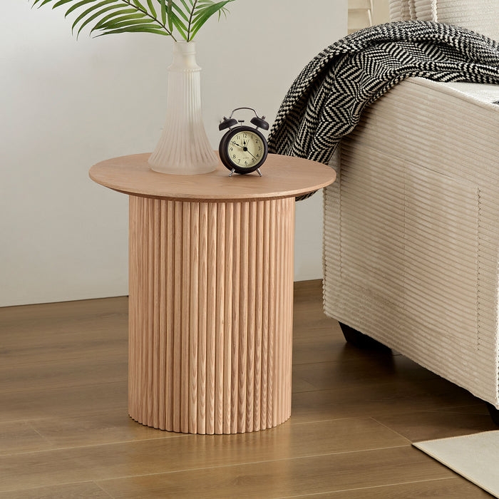 Contour & Co. | Fluted Side Accent Table - Image 0