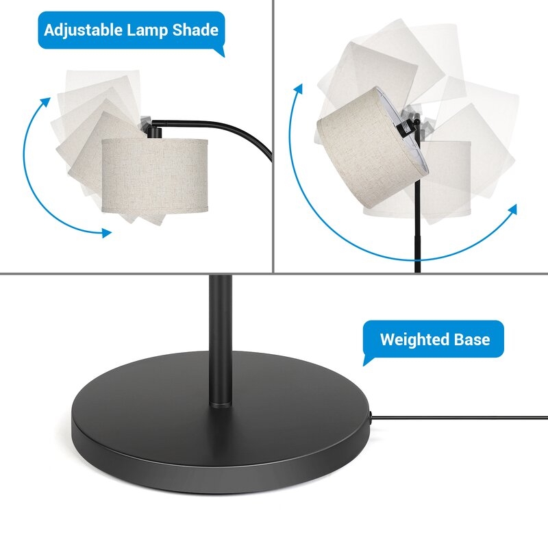 Kjeld 63" Arched Floor Lamp - Image 3
