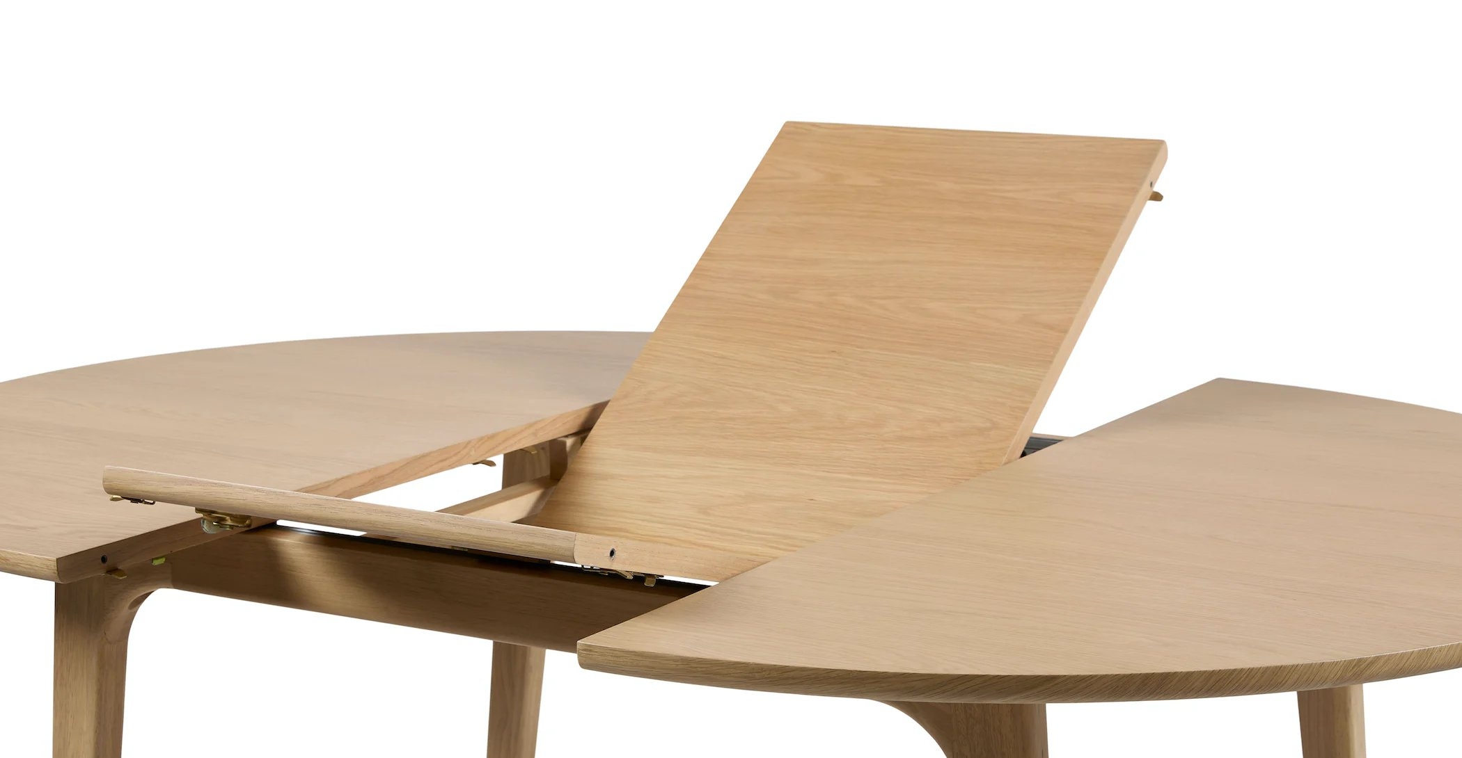 Plumas 55" - 74.75" Extendable Dining Table - White Oak - Image 3