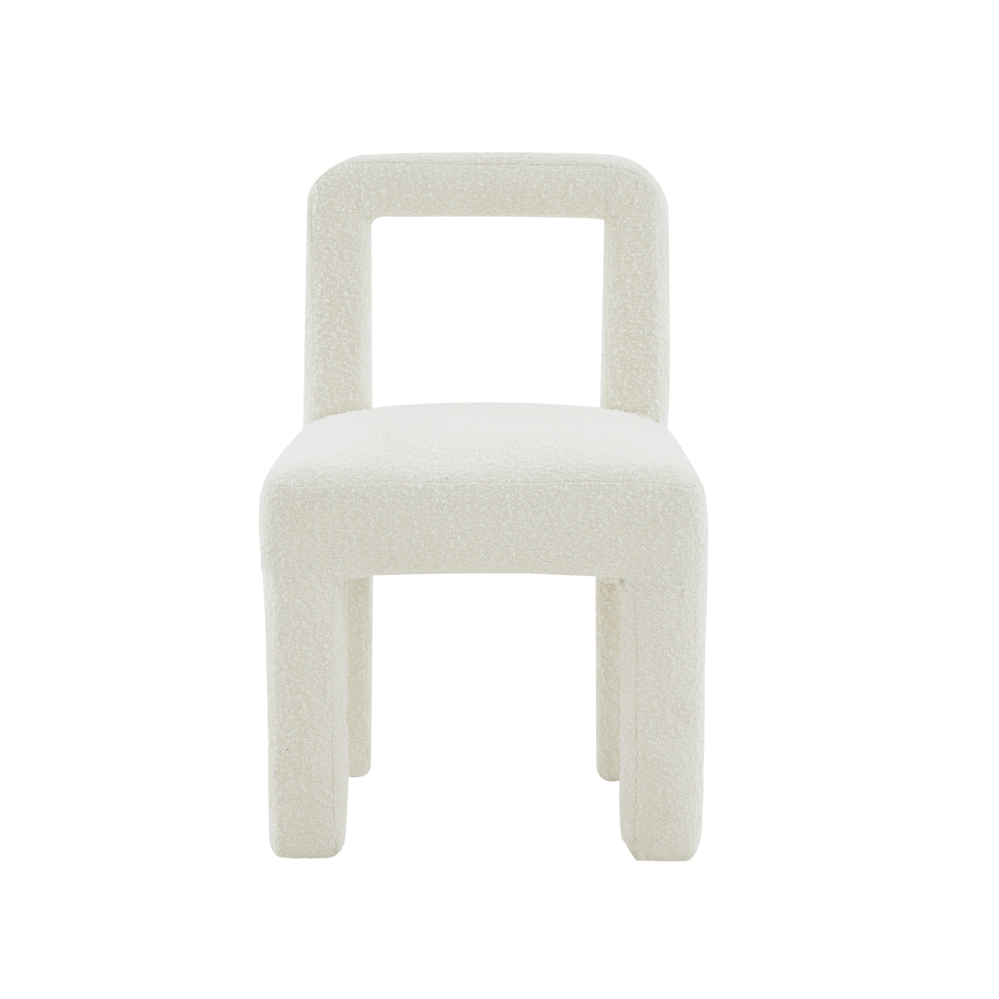 Hazel Cream Boucle Dining Chair - Image 2
