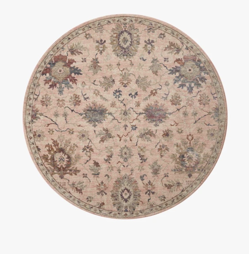Loloi Giada Blush / Multi 7'-9" x 7'-9" Round - Image 0