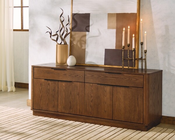 Gabrietta 2 Drawer Wood TV Stand - Image 0