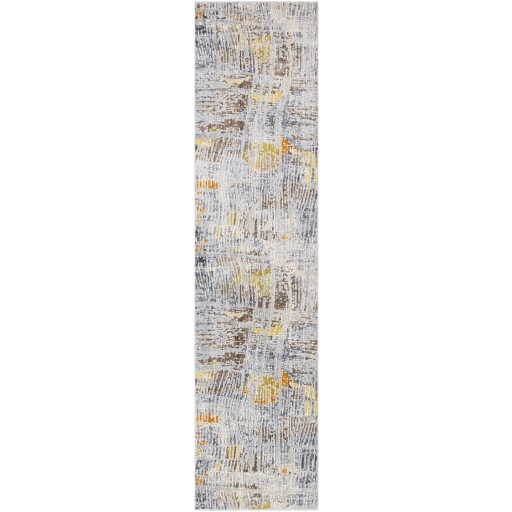 Liverpool Gray Indoor 2'7" x 10'2" Machine Woven Rug - Image 0