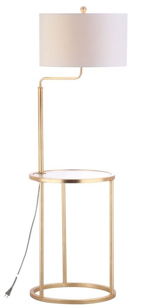 Crispin Floor Lamp Side Table - - Arlo Home - Image 0