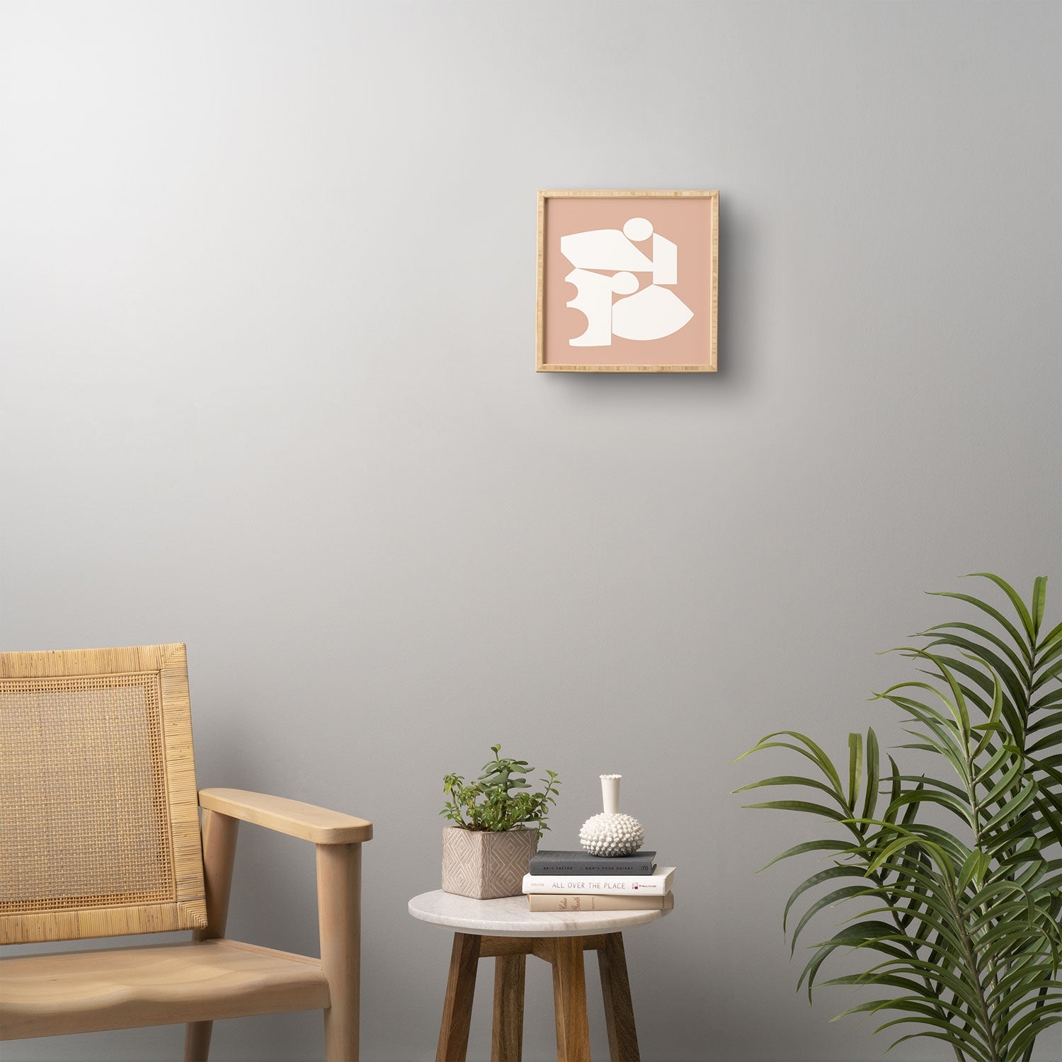 Shape Study 16 by mpgmb - Framed Wall Art Bamboo 12" x 12" - Image 1