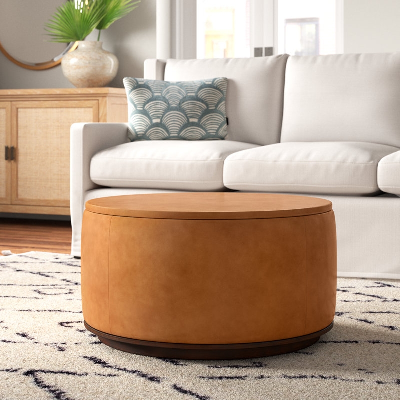 Elfie Upholstered Ottoman - Image 1