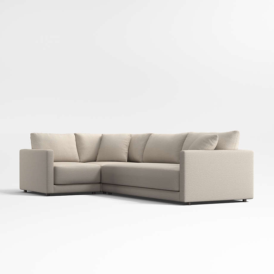 Gather Deep 3-Piece L-Shaped Bench Sectional Sofa - Image 3