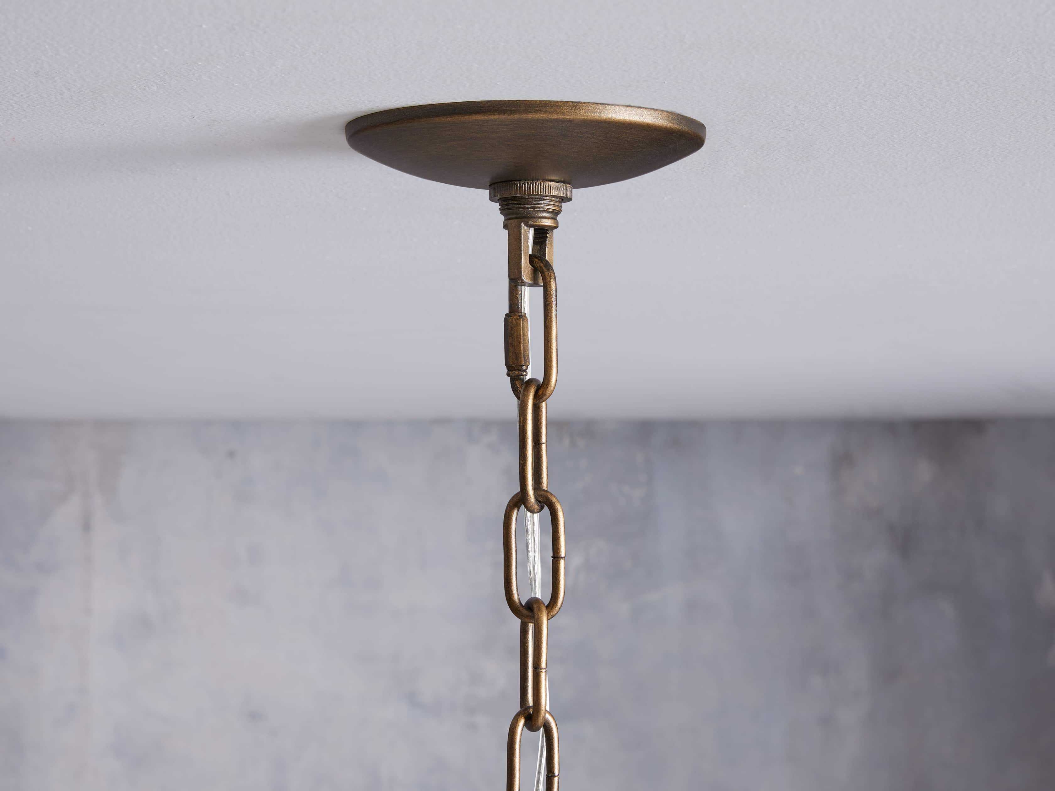 Paloma Chandelier in Rattan 40" Natural   - Image 4