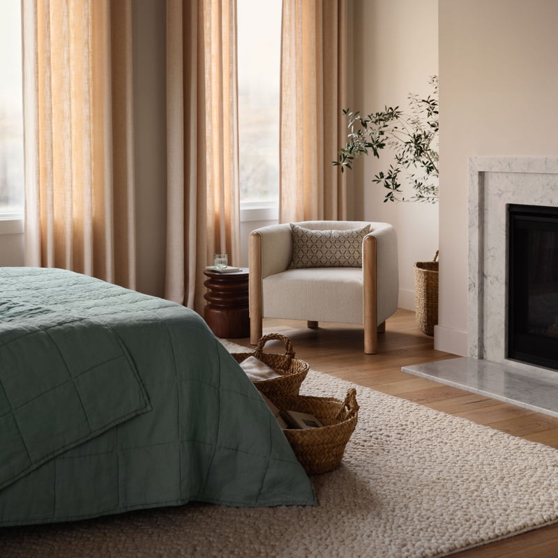 The Citizenry Darika Handwoven Area Rug | 9' x 12' | Natural - Image 3