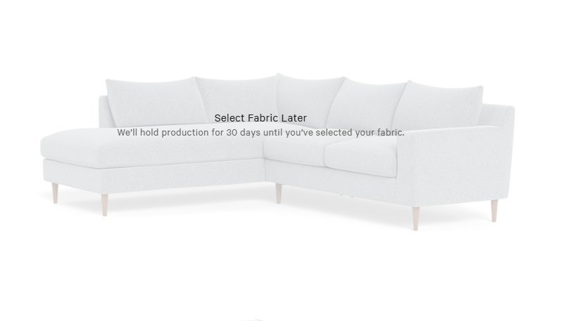 Sloan 3-Seat  Bumper Sectional - Image 0