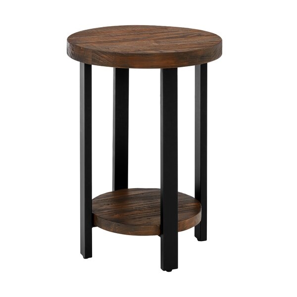 Alezzi Wood End Table with Storage - Image 0