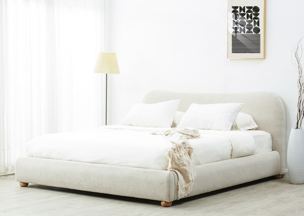 Beccarose Boucle Queen Bed - Image 2