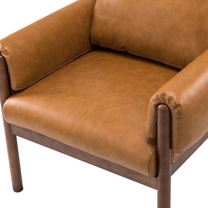 Anneluise Vegan Leather Armchair - Image 2
