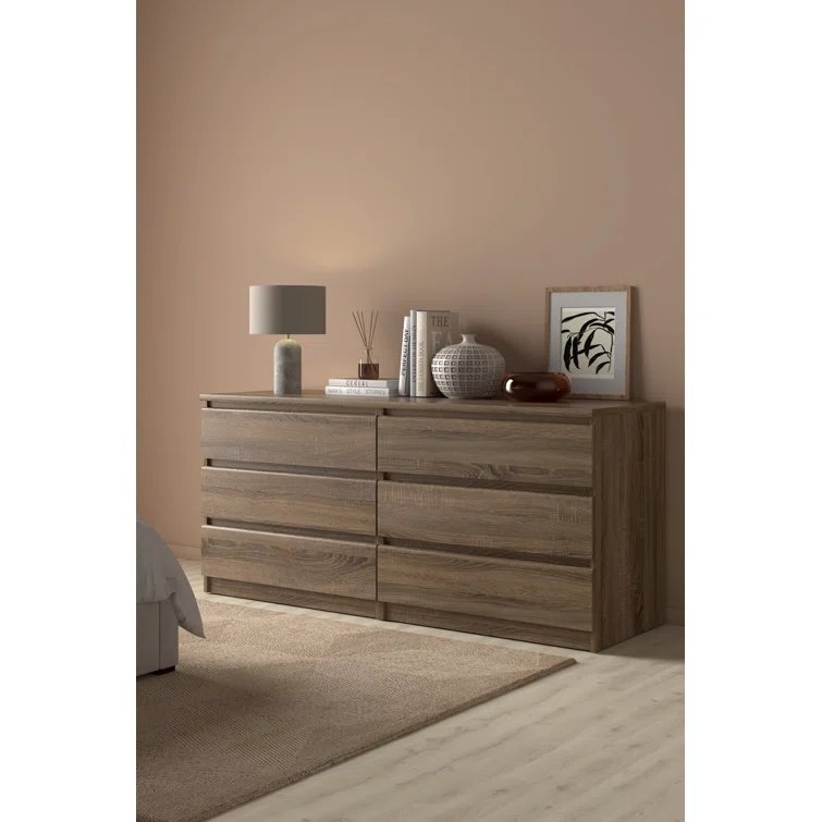 Kepner 6 Drawer Double Dresser - Truffle - Image 2