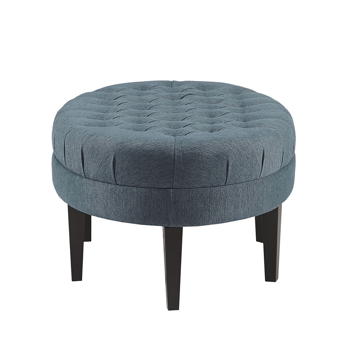 Martin Button Tufted Oval Cocktail Ottoman - Image 2