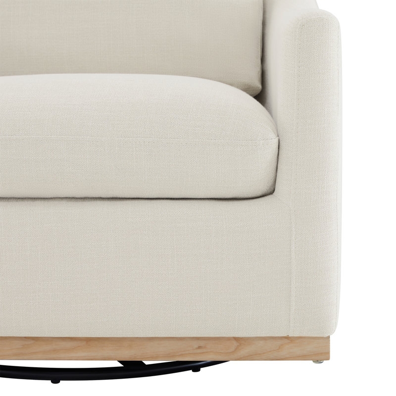 Deary Swivel Barrel Chair - Thumbnail 4