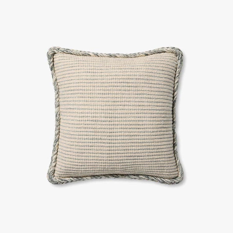 Pal0051 Natural / Blue Pillow - Image 0