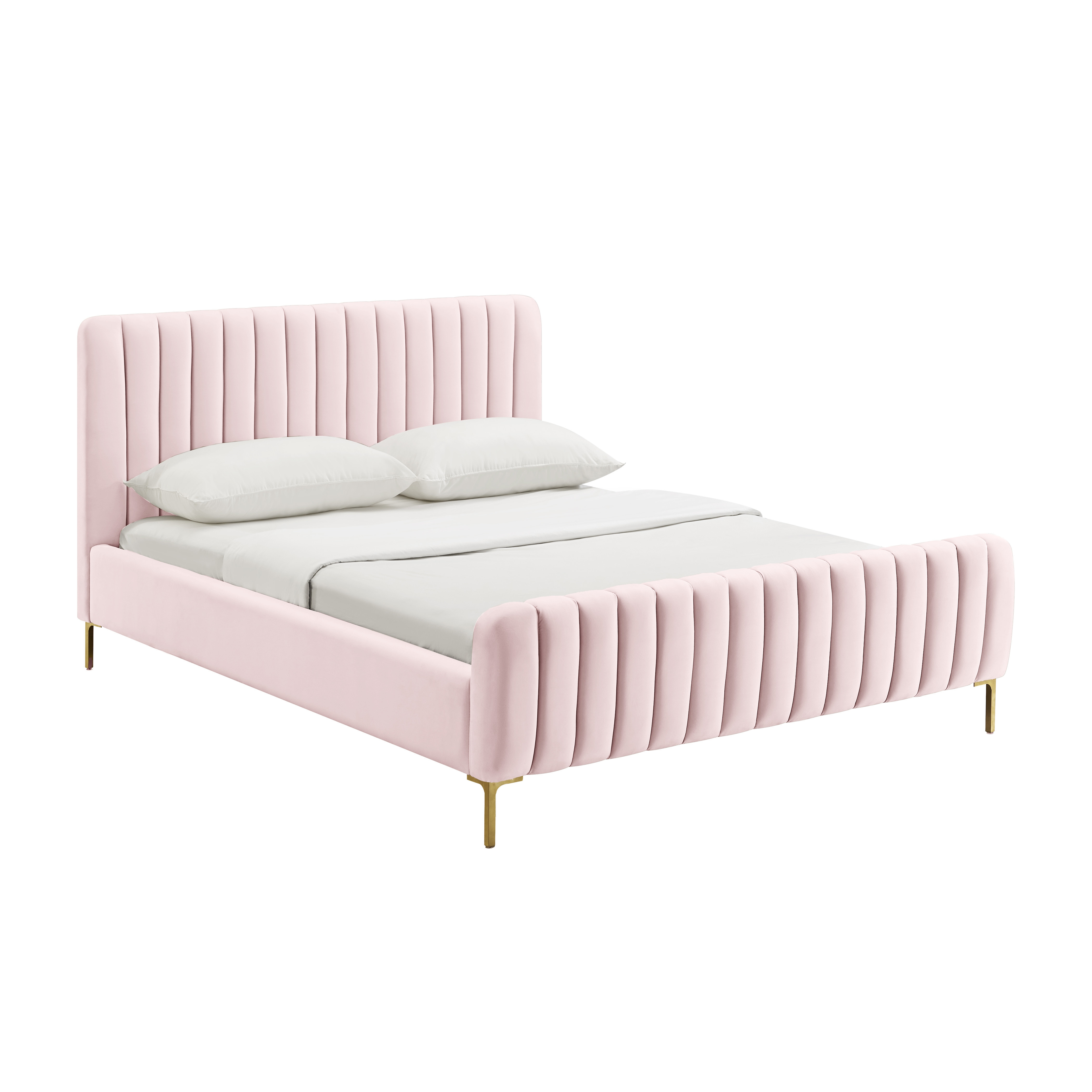 Angela Blush Bed in Queen - Image 1