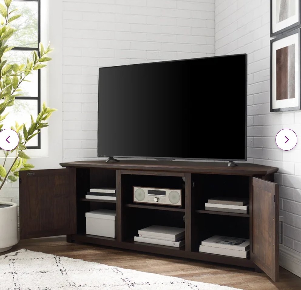 Rozier Corner TV Stand for TVs up to 65" - Image 1