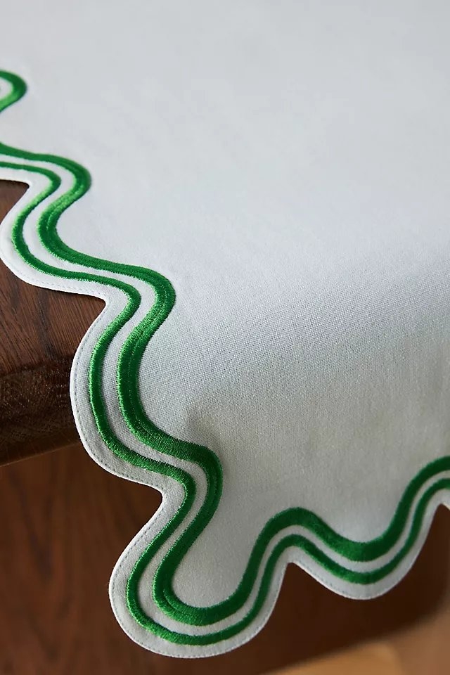 Madeline Embroidered Table Runner - Image 1