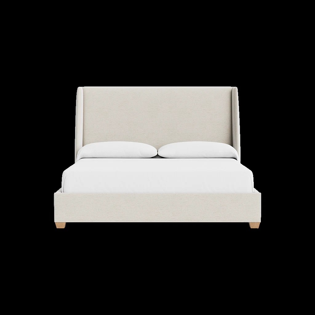 Walt Bed- King, Cloud Linen - Image 0