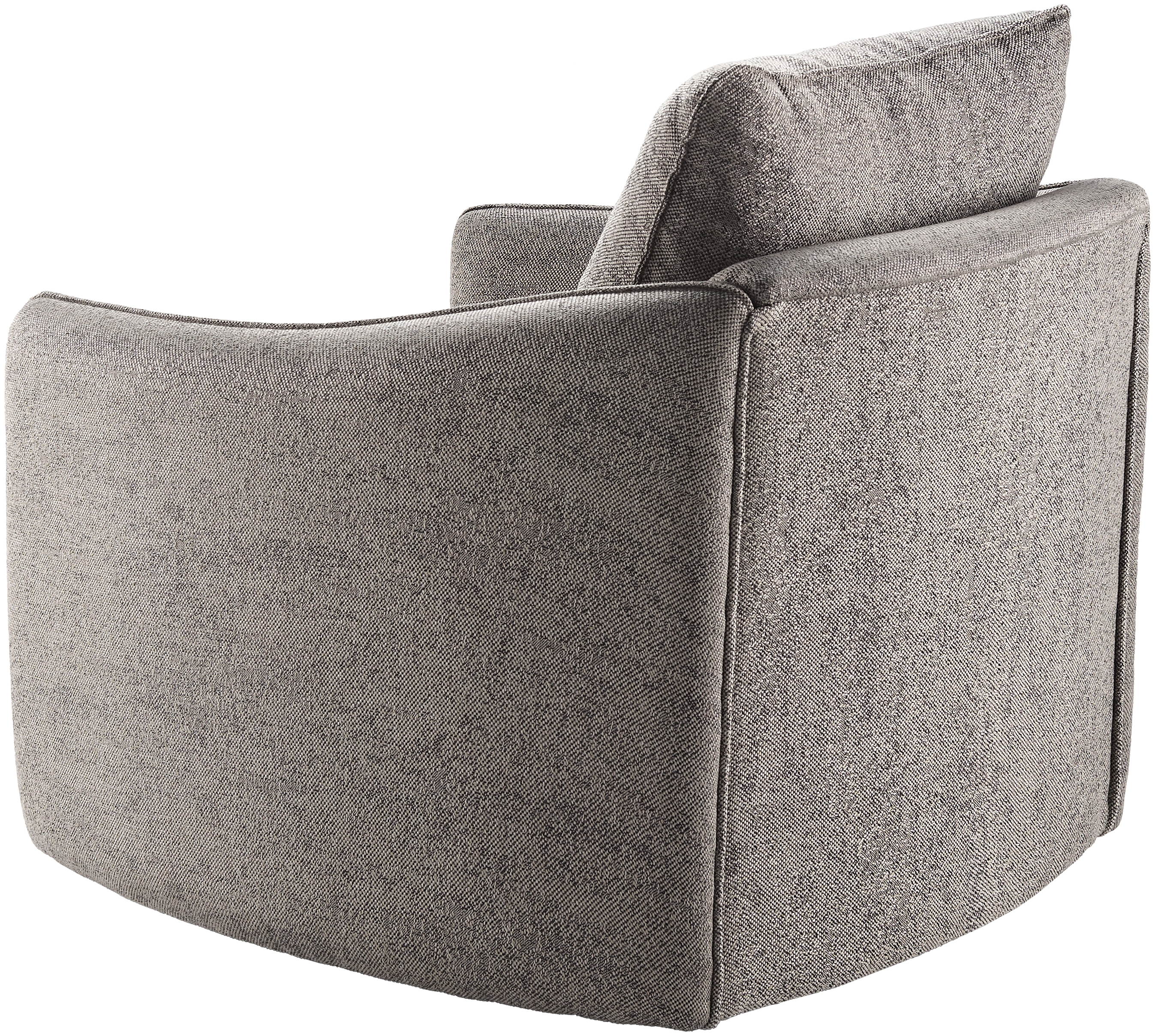 Kelli Polyester 25"H x 28"W x 32"D Swivel Chair - Image 3