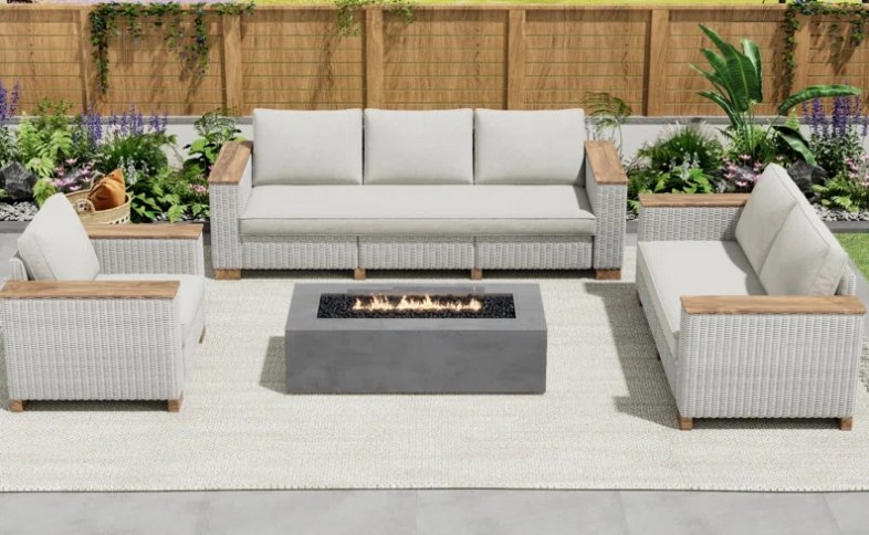 Akosh 6 Piece Sofa Seating Group with Cushions  Akosh 6 Piece Sofa Seating Group with Cushions  Akosh 6 Piece Sofa Seating Group with Cushions  Akosh 6 Piece Sofa Seating Group with Cushions  Akosh 6 Piece Sofa Seating Group with Cushions  Akosh 6 Piece S - Image 0