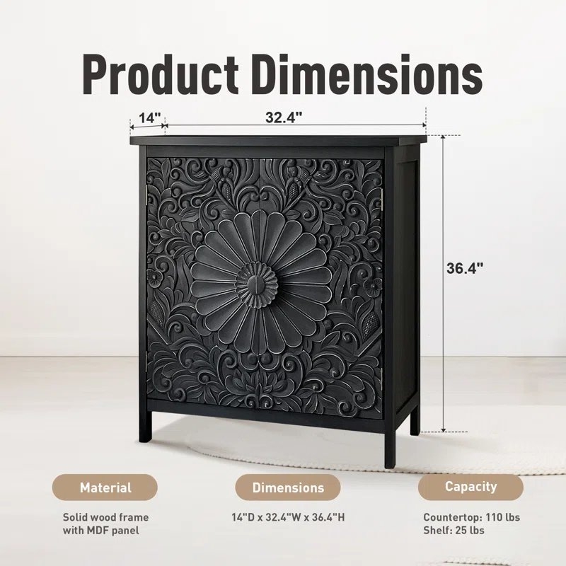 Cecille Accent Cabinet - Image 3