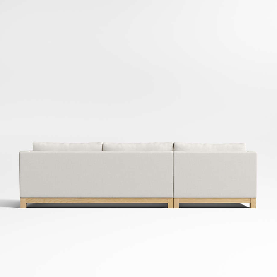 Pacific Wood 2-Piece Chaise Sectional Sofa - Image 3