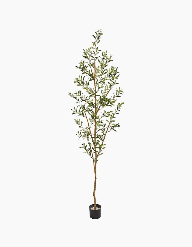 82” Artificial Olive Tree - Image 0