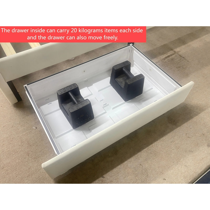 Jeilyn Upholstered Platform Drawer Storage Bed - Image 4