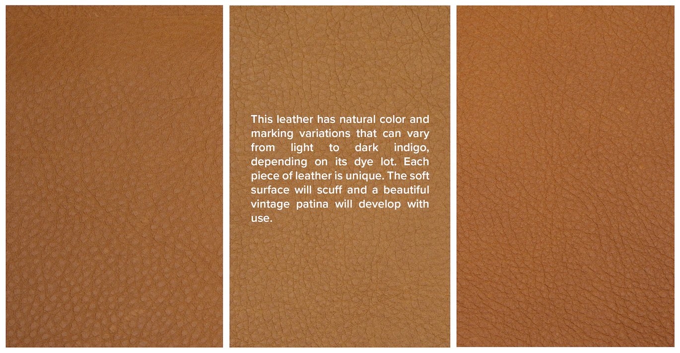 Texada 90.5" Tufted Leather Sofa - Taos Tan - Image 10