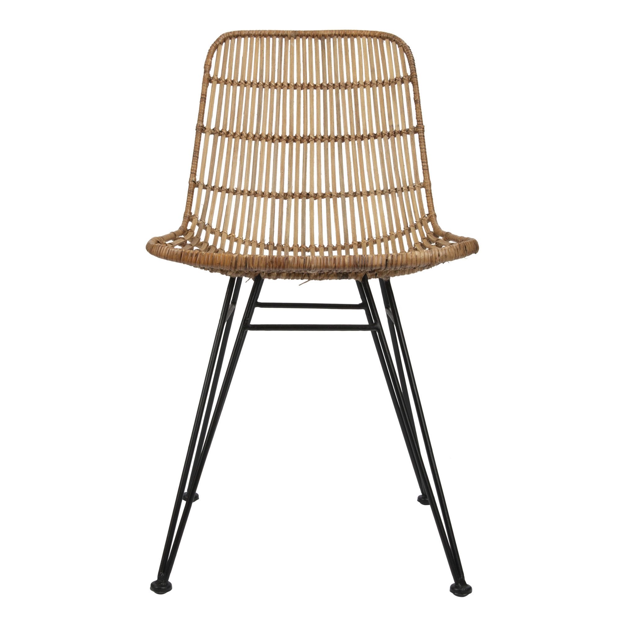 Edmond Braided Rattan Side Chair - Image 1