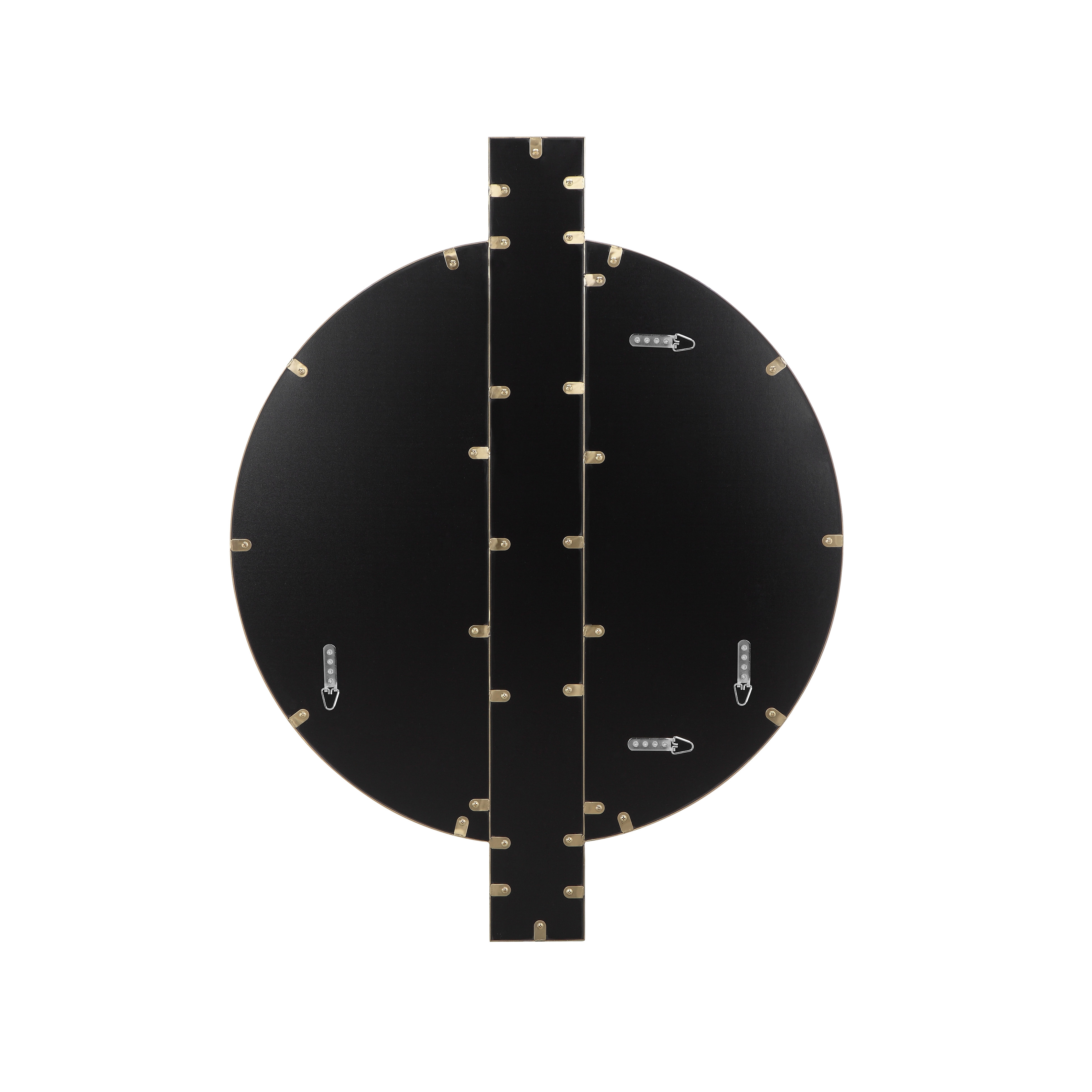 Carri Gold Round Wall Mirror - Image 5