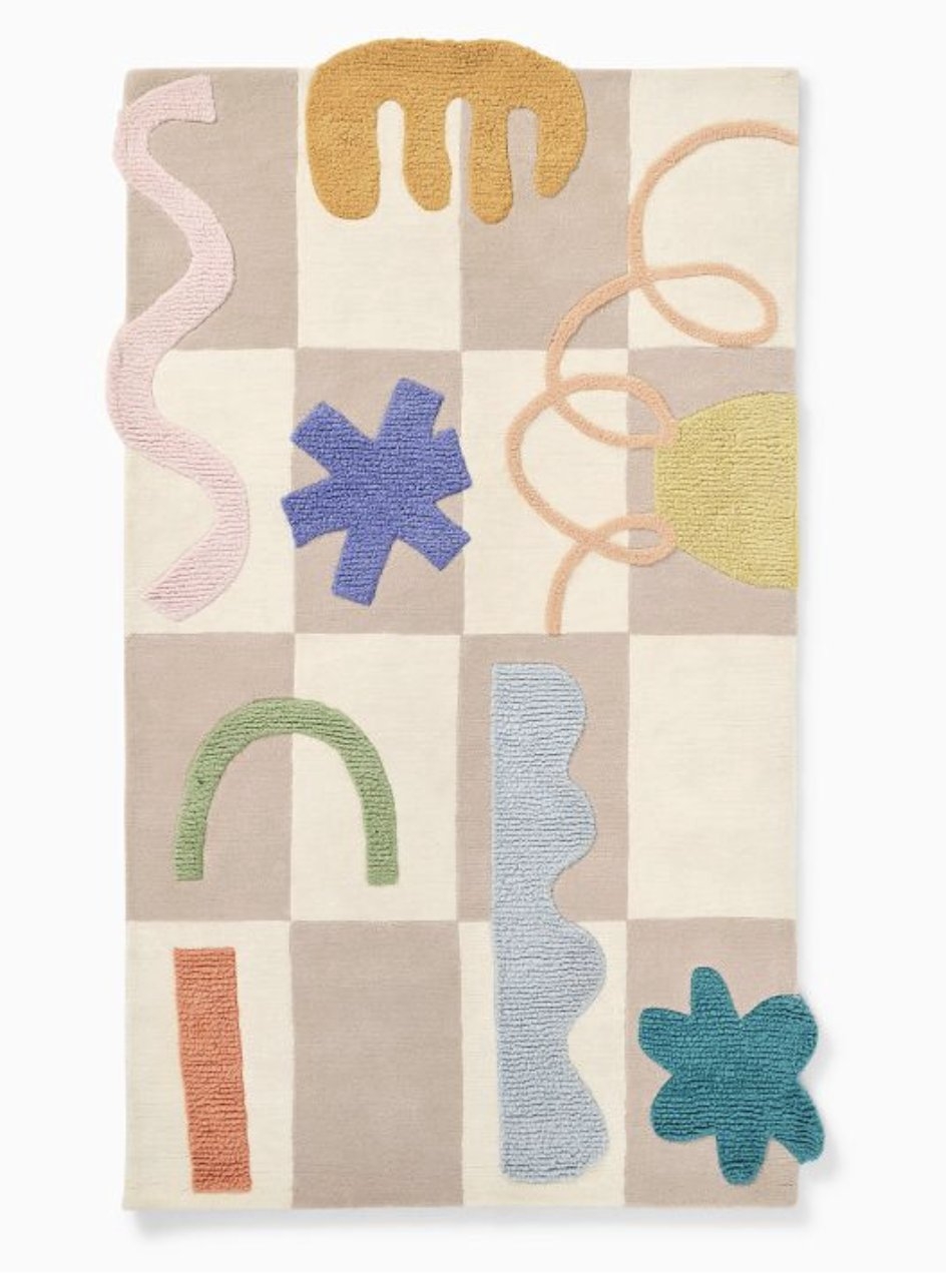 Colorful Triangle 8 x 10' Rug - Image 1