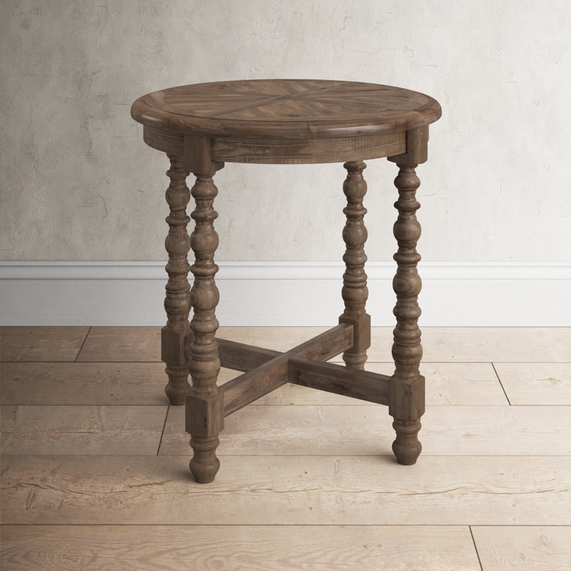 Jacob 26'' Tall Solid Wood End Table - Image 0