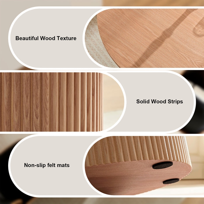 Contour & Co. | Fluted Side Accent Table - Image 4