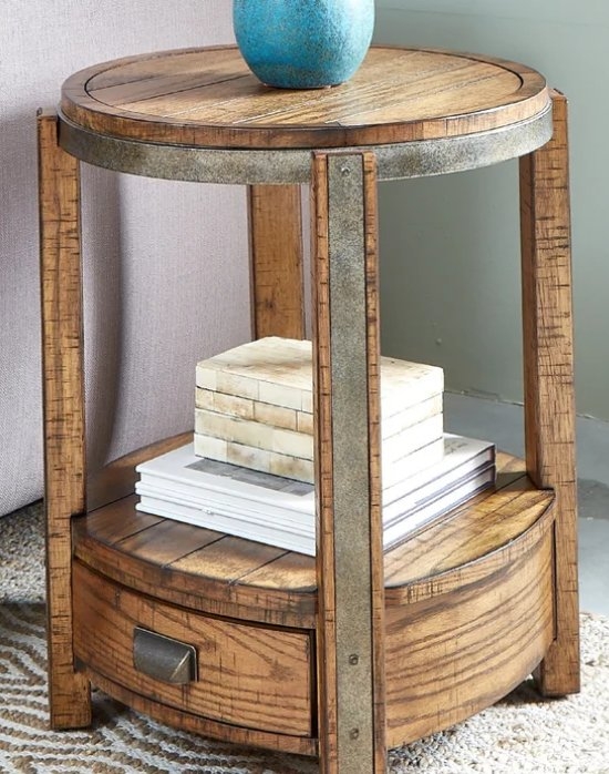 Ivette End Table with Storage - Image 0