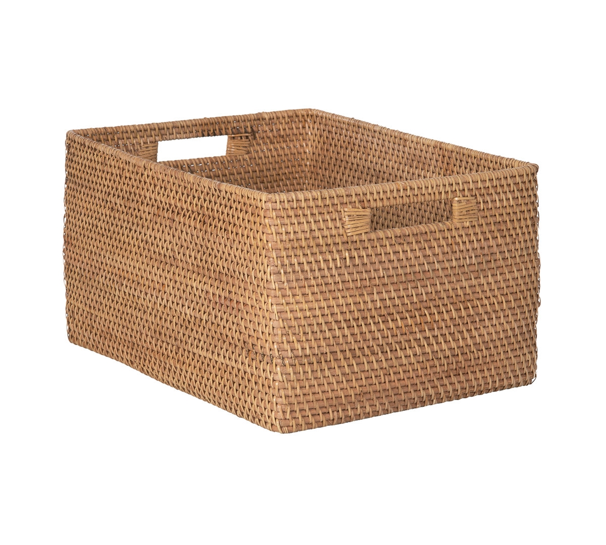 Rosecliff Heights Bavan Rattan Decorative Basket - Image 1