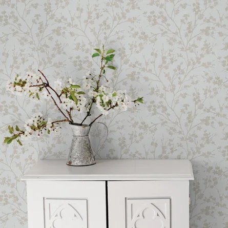 Galerie Wallcoverings Secret Garden Calming Leaf Branches Design 33' L x 21"" W Wallpaper Roll - Image 1